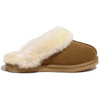 Reissner Lammfelle Lammfell Pantoffel NADINE mit Fellkranz Pantoffel 40