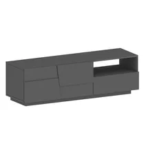 INOSIGN Lowboard "Pongo", schwarz (anthrazit matt), B:150cm H:46cm T:44,2cm, Spanplatte, Sideboards, Lowboard