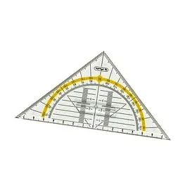 Herlitz Geometrie-Dreieck 25,0 cm transparent