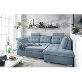 ed exciting design Ecksofa blau