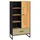 Lomadox CASPER-131 Highboard 80 x 40 x 157 schwarz