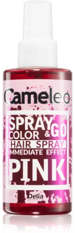 Delia Cosmetics Cameleo Spray & Go Color Haarspray für das Haar Farbton PINK 150 ml