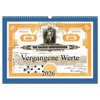 Calvendo Vergangene Werte (Wandkalender 2026 DIN A3 quer), CALVENDO