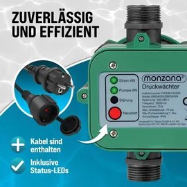 monzana Druckschalter Wasserpumpe 10 Bar