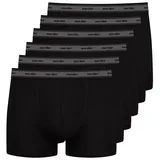 NUR DIE Retro Pants Boxershorts schwarz XL 6er Pack