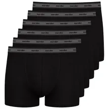 NUR DIE Retro Pants Boxershorts schwarz XL 6er Pack