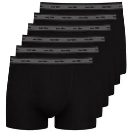NUR DIE Retro Pants Boxershorts schwarz XL 6er Pack