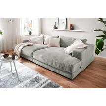 KAWOLA Big Sofa Madeline Cord hellgrau