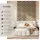 Tectake Akustikpaneel Sonic Shield Braun 6 St. 76 x 62 x 1,8 cm