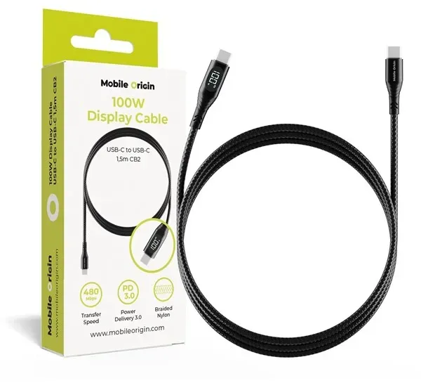 100W Display Cable USB-C to USB-C 1.5m CB2