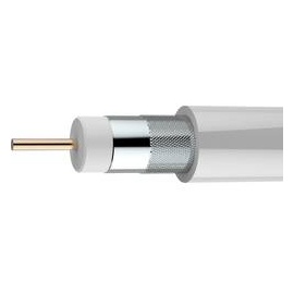 Axing SKB 88-03 Koaxialkabel Außen-Durchmesser: 6.80mm 75Ω 85 dB Weiß Meterware