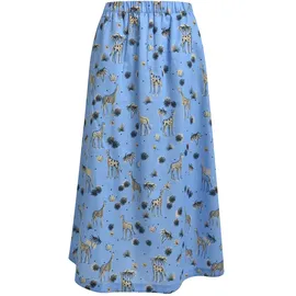 Smith & Soul A-Linien-Rock Damen Animalprint Blau 38