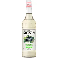 Monin Mojito Mix Konzentrat (1 x 1,0l) - Mojito Cocktail Mix für erfrischende Sommergetränke mit Minze und Limette Geschmacksvielfalt für Zuhause und Events