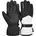 Damen Handschuhe R-TEX warm wasserdicht atmungsaktiv schwarz/weiß 8
