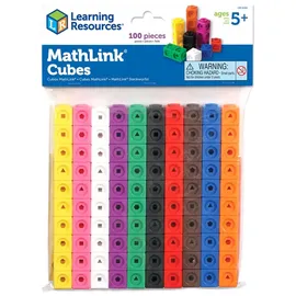 Learning Resources MathLink Steckwürfel Mehrfarbig