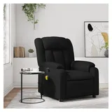 vidaXL Massagesessel Schwarz Kunstleder