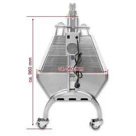 Beeketal Spanferkelgrill BSG150 silber