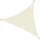 Sol Royal Sonnensegel dreieckig 7x7x7m Wasserdurchlässig HDPE Atmungsaktiver Balkon Terrasse Segeltuch UV Sonnenschutz Segel Garten Pool Camping Creme – Shade Sails HS9