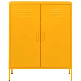 deluke KEVI Büroschrank 80 x 35 x 101,5 cm Gelb