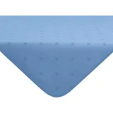 Erwin Müller abwaschbare Tischdecke, Mitteldecke Neuss im Rautendesign blau Größe 80x80 cm - acrylversiegeltes Gewebe für leichtes Wischen
