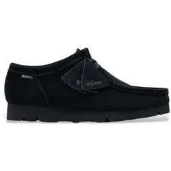 Clarks für Herren. 26179251 WallabeeGTX Lederschuhe schwarz (40), Wohnung, Wildleder, Schnürsenkel, Lässig