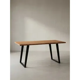 KADIMA DESIGN Computertisch 120 x 76 x 60 cm braun/schwarz