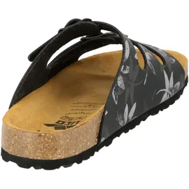 LICO Bioline Leave Damen Pantoletten, schwarz 39 EU