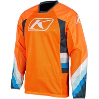 Klim Mojave Trikot - Orange/Petrol/Blau - XL