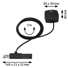 Paulmann URail Einspeisung Kabel 2m Stromeinspeiser
