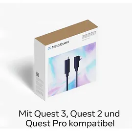 Meta Quest 2 Link Kabel Schwarz PC