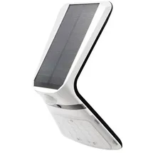 EDM Solar-Wandleuchte 3,5 W 10,5 x 13 cm inkl. Anwesenheitssensor weiß