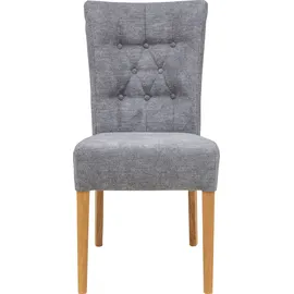 Home Affaire Polsterstuhl Queen (Set), 6 St., Feinstruktur, Esszimmerstuhl mit Knopfheftung, 2er, 4er oder 6er-Set