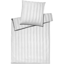 Bettwäsche Mako-Satin NOBLESSE - 135x200cm, 1 Kissen 40x80