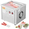 VEVOR Maschine für frittierte Eisrollen, 28 x 24 x 2 cm Pfanne zum Frittieren von Eis, Eismaschine mit Kompressor und 2 Schabern, zur Herstellung von Eis, Gefrorenem Joghurt und Eisrollen