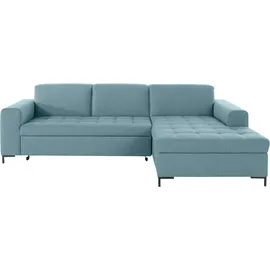 OTTO products Eckcouch Polyester 2-Sitzer Blau