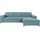 OTTO products Eckcouch Polyester 2-Sitzer Blau