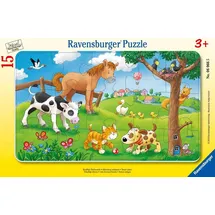 Ravensburger Rahmenpuzzle Knuffige Tierfreunde (06066)