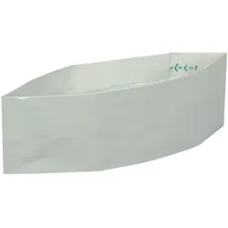 Schneider - Papiermütze Bäckerschiffchen, weiß, neutral ohne Druck