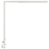 Beliani LED Schreibtischlampe klemmbar VOLANS mit Dimmer Metall Silber