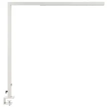 Beliani LED Schreibtischlampe klemmbar VOLANS mit Dimmer Metall Silber
