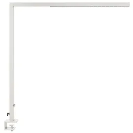Beliani LED Schreibtischlampe klemmbar VOLANS mit Dimmer Metall Silber