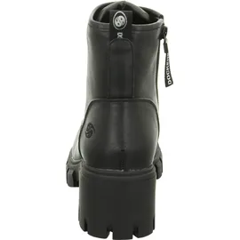 Dockers by Gerli Schnürstiefelette Warmfutter für Damen, schwarz, Größe 37 EU