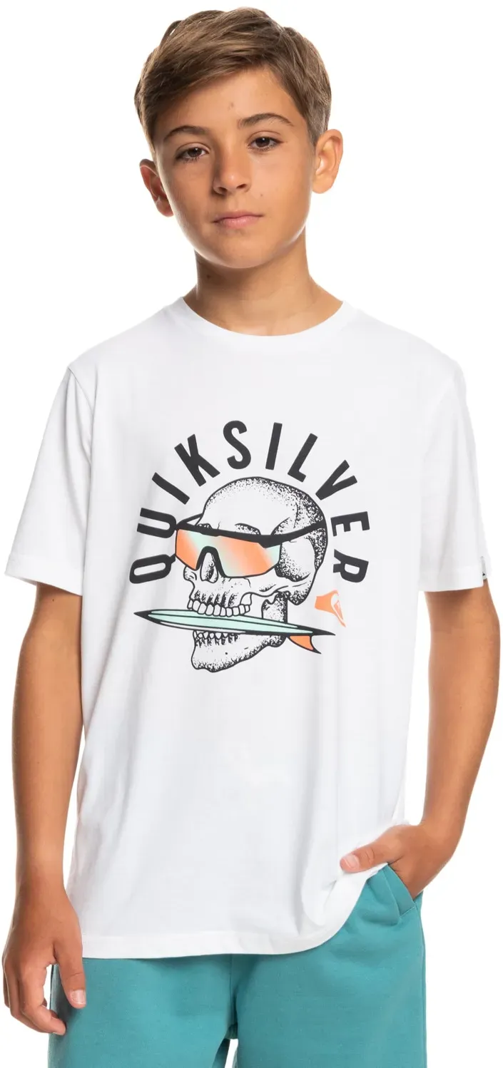 Quiksilver T-Shirt »QS Rockin Skull« Quiksilver White 16