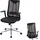 Mendler Bürostuhl HWC-J53, Drehstuhl Schreibtischstuhl, ergonomisch Kunstleder schwarz