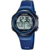Calypso Unisex Digital Gesteppte Daunenjacke Uhr mit Kunststoff Armband K5799/5