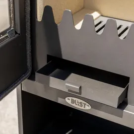 Blist Kaminofen Polar Metall Schwarz