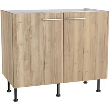 OPTIFIT Spülenschrank Erik290 100 x 58,4 x 87 cm Braun