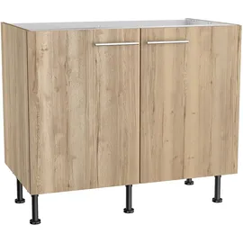 OPTIFIT Spülenschrank Erik290 100 x 58,4 x 87 cm Braun