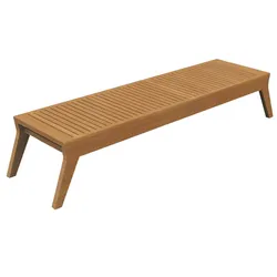 Jan Kurtz William Beistelltisch Teak natur 160x49x35 cm