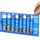 HMF 4710-05 Münzsortierer Spardose 24 x 12 cm, Blau